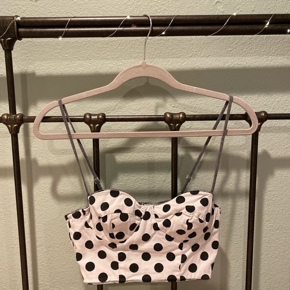 bebe cropped tank top (reversible) - Picture 4 of 4